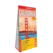 Cartographia Kalifornia Comfort térkép 9788383553870
