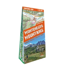 Cartographia Prokletije, Durmitor, Albán- és Montenegrói Alpok trekking térkép 9788361155874