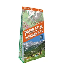 Cartographia Prokletije, Durmitor, Albán- és Montenegrói Alpok trekking térkép 9788361155843