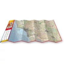 Cartographia USA délnyugat comfort térkép 9788383555744