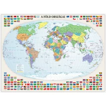 Cartographia A Föld országai II. falitérkép 120x90 cm - keretezett
