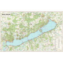 Cartographia Balaton szabadidő falitérkép - választható méret és kivitel - 9789633539798