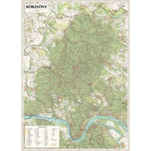 Cartographia Börzsöny turista falitérkép - választható méret és kivitel
