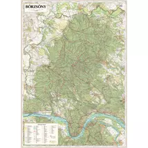 Cartographia Börzsöny turista falitérkép - választható méret és kivitel