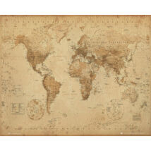 Cartographia Világtérkép antik falitérkép 91,5x61 cm - választható kivitel 