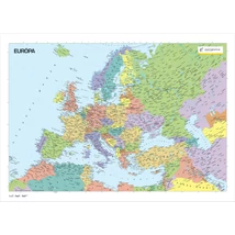 Cartographia Európa országai I. falitérkép - választható méret és kivitel