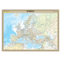 Cartographia Európa országai antik falitérkép - választható méret és kivitel