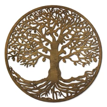 Cartographia Életfa - ében barna - 48 cm