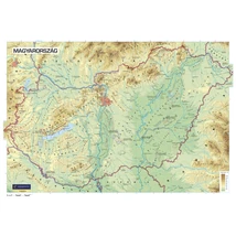 Cartographia Magyarország domborzata falitérkép - választható méret és kivitel