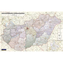 Cartographia Magyarország közigazgatása I. falitérkép - választható méret és kivitel