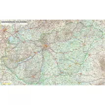 Cartographia Magyarország autóutakkal falitérkép - választható méret és kivitel