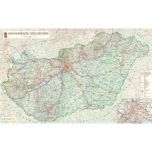 Cartographia Magyarország közlekedése falitérkép - választható méret és kivitel