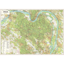 Cartographia Pilis turista falitérkép - választható méret és kivitel