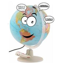 Cartographia Földgömb 30cm 6 nyelven beszélő, világító-8007239981201