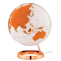 Cartographia Földgömb 30cm LIGHT&amp;amp;COLOUR HOT TANGERINE, angol nyelvű - 8007239981973