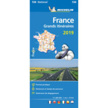 Cartographia Franciaország Útvonaltervező térkép (0726) 9782067244269