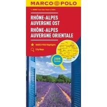 Cartographia Franciaország résztérkép - Kelet-Auvergne - Rhône-Alpes - Marco Polo - 9783829738002