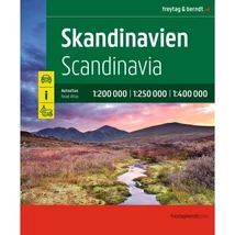 Skandinávia autóatlasz - Freytag