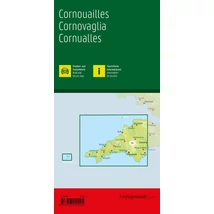 Cartographia Cornwall (Délnyugat-Anglia) autó- és szabadidőtérkép (Freytag) 9783707920994