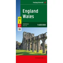 Cartographia Anglia és Wales térkép (Freytag) 9783707924077