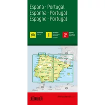 Cartographia Spanyolország, Portugália autótérkép (Freytag) 9783707923971