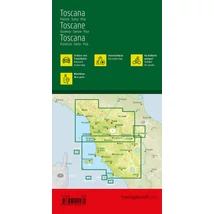 Cartographia Toszkána, Firenze térkép (Freytag) 9783707922431
