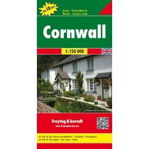 Cartographia Cornwall (Délnyugat-Anglia) autó- és szabadidőtérkép (Freytag) 9783707909579