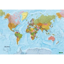 Cartographia Világtérkép 100x70  német nyelvű (Freytag) 9783707916119