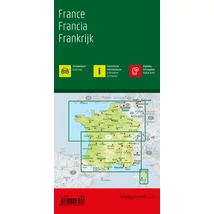 Cartographia Franciaország térkép (Freytag) 9783707923957