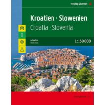 Cartographia Horvátország-Szlovénia atlasz (Freytag) 9783707918441