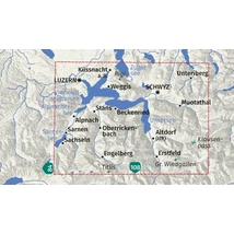 Cartographia K 116 Vierwaldstatter-see, Luzern turistatérkép 9783991543619