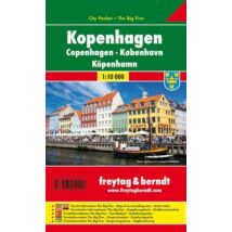 Cartographia Koppenhága city Pocket várostérkép (Freytag) 9783707914221