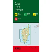 Cartographia Korzika térkép (Freytag) 9783707905823