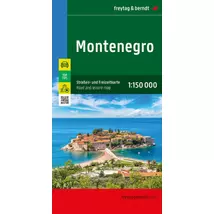 Cartographia Montenegró térkép (Freytag) 9783707922332