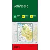 Cartographia Vorarlberg térkép (Freytag) 9783707922653