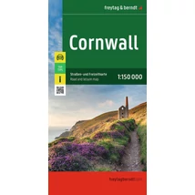 Cartographia Cornwall (Délnyugat-Anglia) autó- és szabadidőtérkép (Freytag) 9783707920994