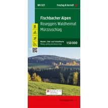 Cartographia WK021 Fischbacher Alpen-Roseggers Waldheimat-Mürzzuschlag turistatérkép (Freytag) 9783850847025