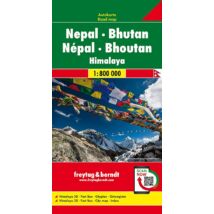 Cartographia Nepál, Bhután, Himalája térkép (Freytag) 9783707918410