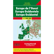 Cartographia Nyugat-Európa térkép (Freytag) 9783707907551