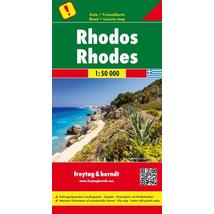 Cartographia Rodosz térkép (Freytag) 9783707910582