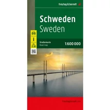 Cartographia Svédország térkép (Freytag) 9783707921687