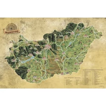 Cartographia Magyarország kaparós térkép-8588007452074
