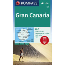 Cartographia K 237 Gran Canaria turistatérkép 9783990446423