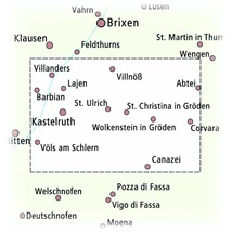 Cartographia-Grödnertal, Seiser Alm / Val Gardena, Alpe di Siusi kalandkalauz és térkép -Freytag-9783961325283