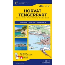 Cartographia Horvát tengerpart (Adria) térkép 9789636800123