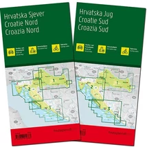 Cartographia Horvátország 2 részes autó- és szabadidő térképszett - Freytag 9783707919783
