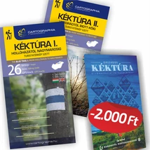 Cartographia KÉKTÚRA I + II. térképszett - ajándék igazolófüzettel