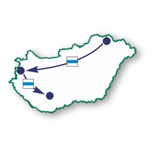Cartographia Kéktúra KALAUZ + (MÉDIUM) csomag  + 2 db AJÁNDÉK igazolófüzettel 