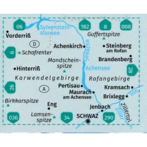 Cartographia K 027 Achensee turistatérkép - Kompass -9783990448588