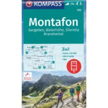 Cartographia K 032 Montafon, Gargellen, Bielerhöhe, Silvretta turistatérkép - 9783990447437